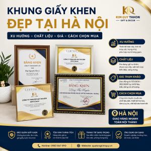 khung bằng khen đẹp tại Hà Nội