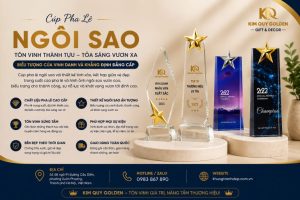 cúp pha lê ngôi sao