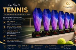 Cúp pha lê tennis