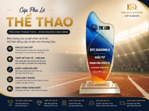 cúp pha lê thể thao