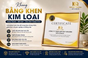 Khung Bằng Khen Kim Loại