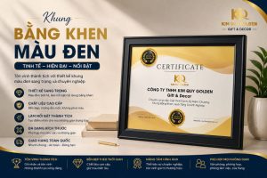 khung bằng khen màu đen