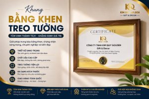 khung bằng khen treo tường